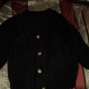 SHEIN oversized knitted cardigan size S pic looks blurry tho